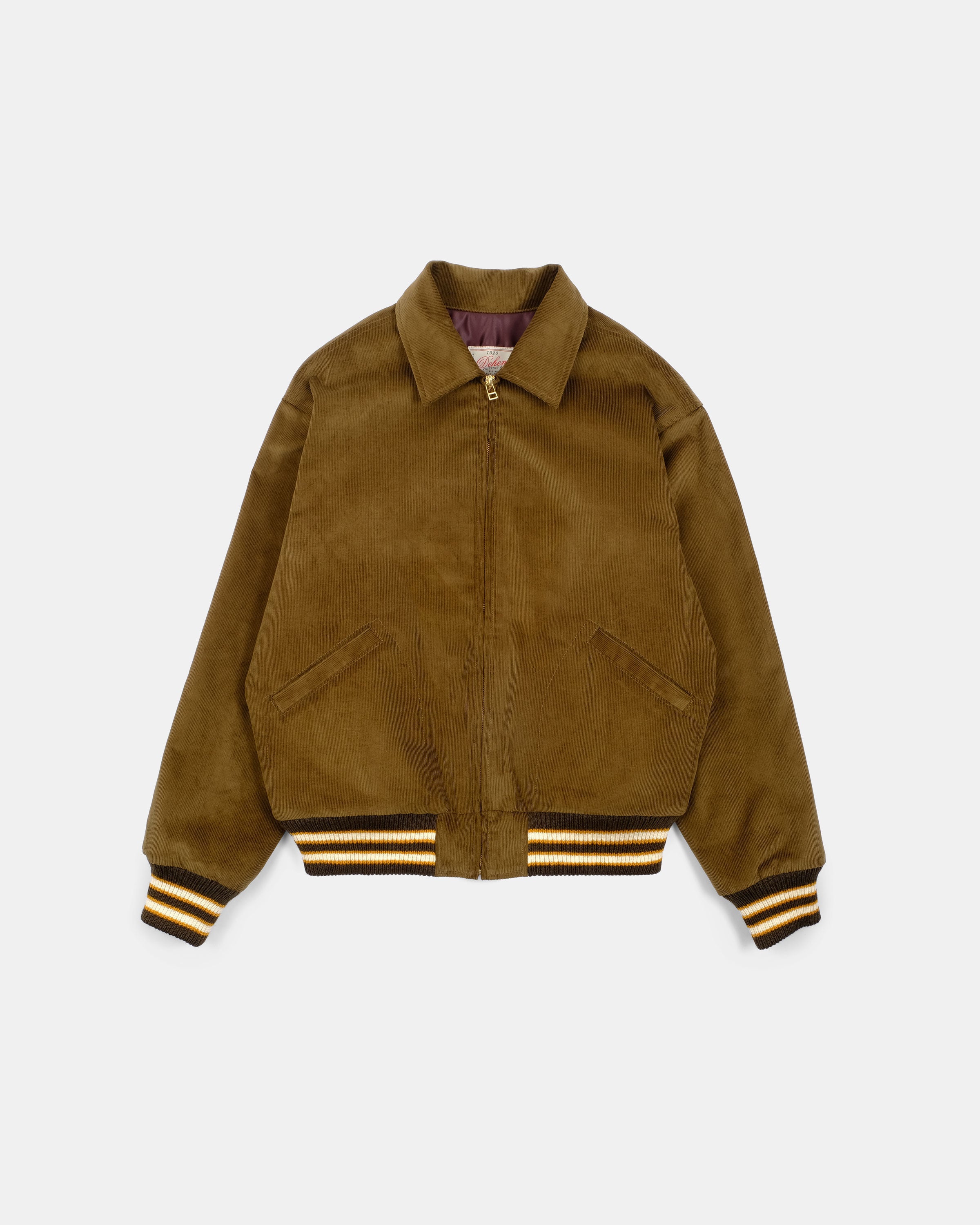 60's Cut Team Jacket - Olive Drab Corduroy