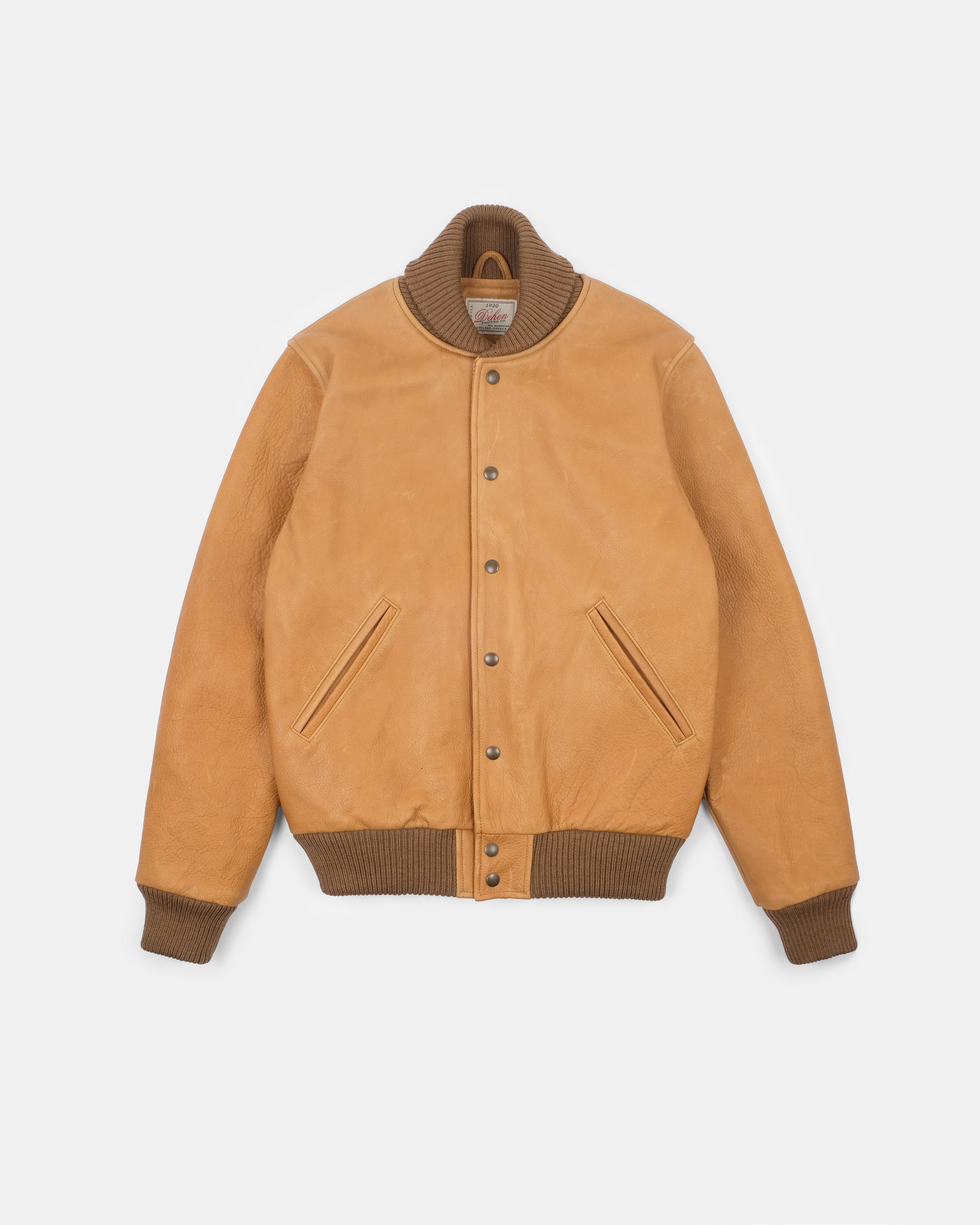 All-City Leather Jacket - Rust
