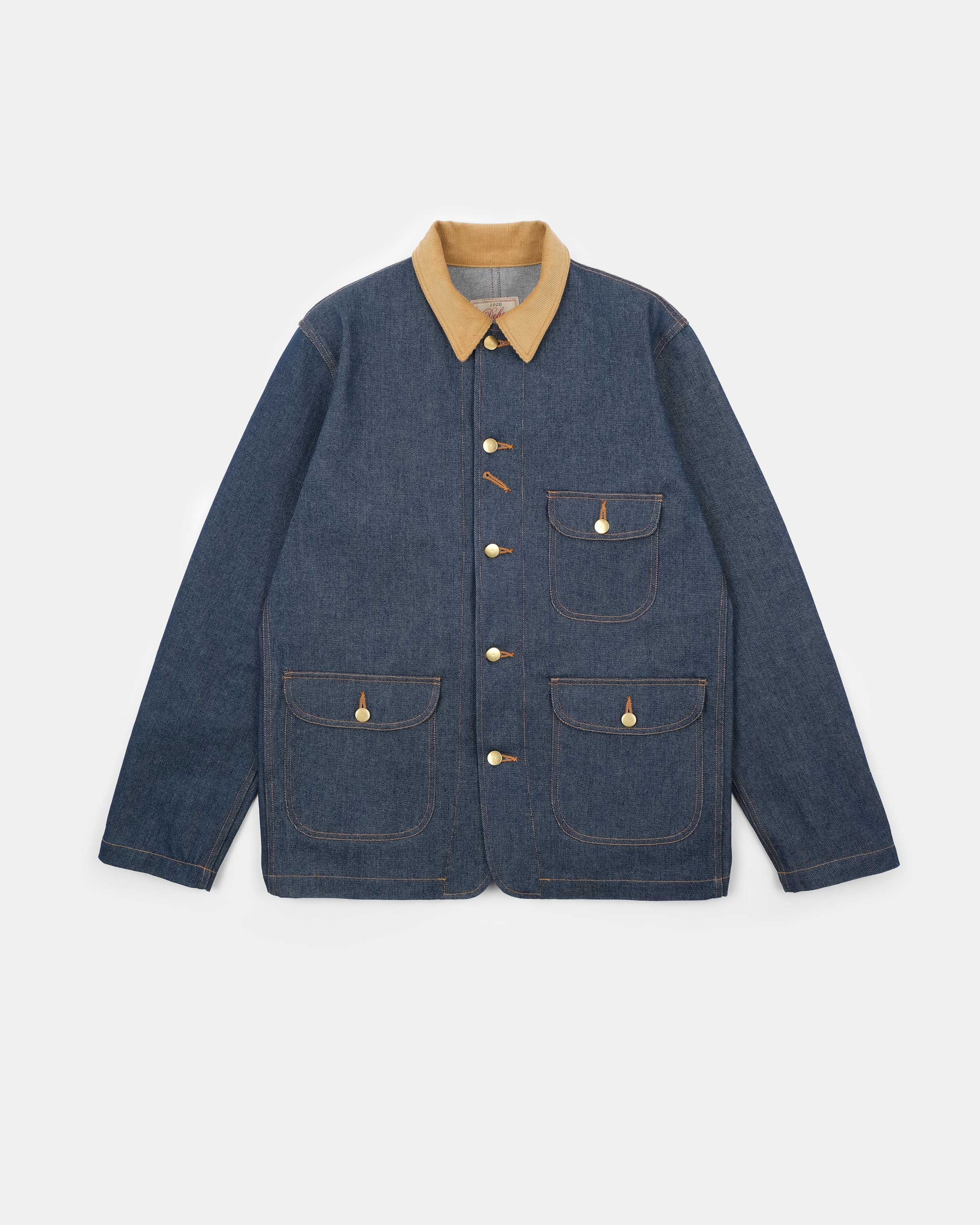Chore Coat 2.0 - Indigo Denim / Fawn Corduroy