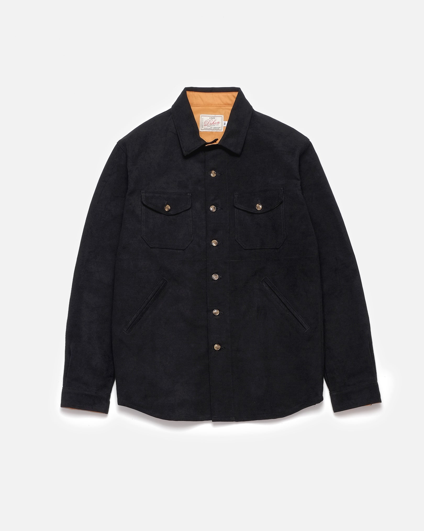 Crissman Overshirt - Black Moleskin