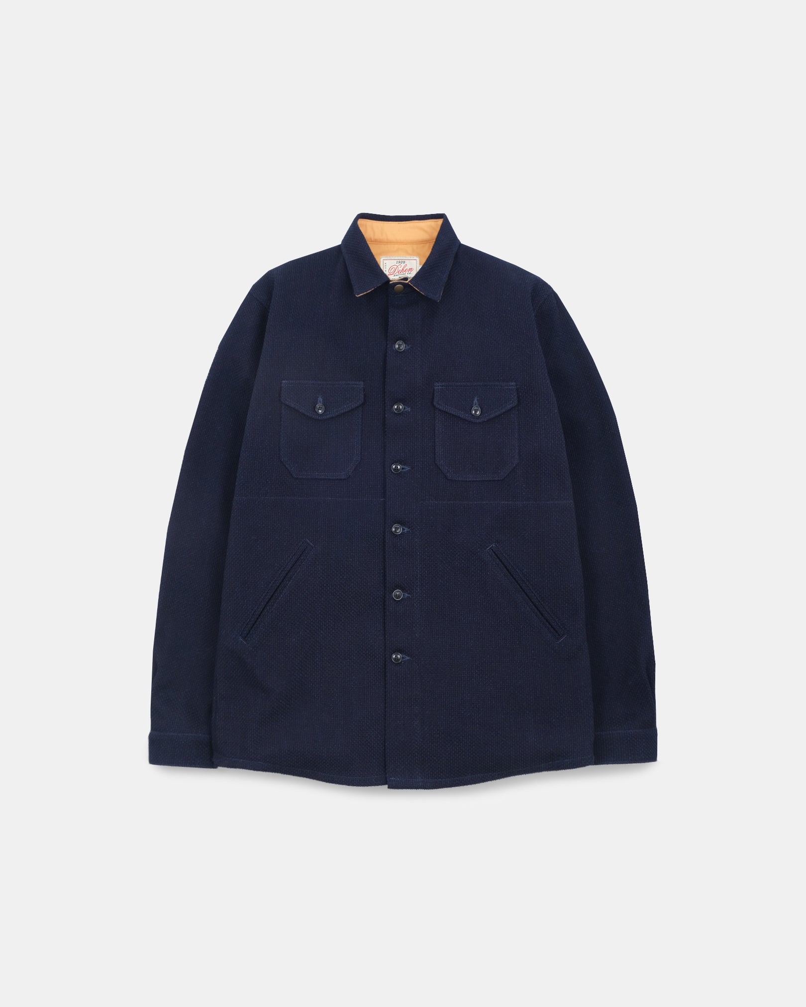 Crissman Overshirt - Indigo Sashi-Ori