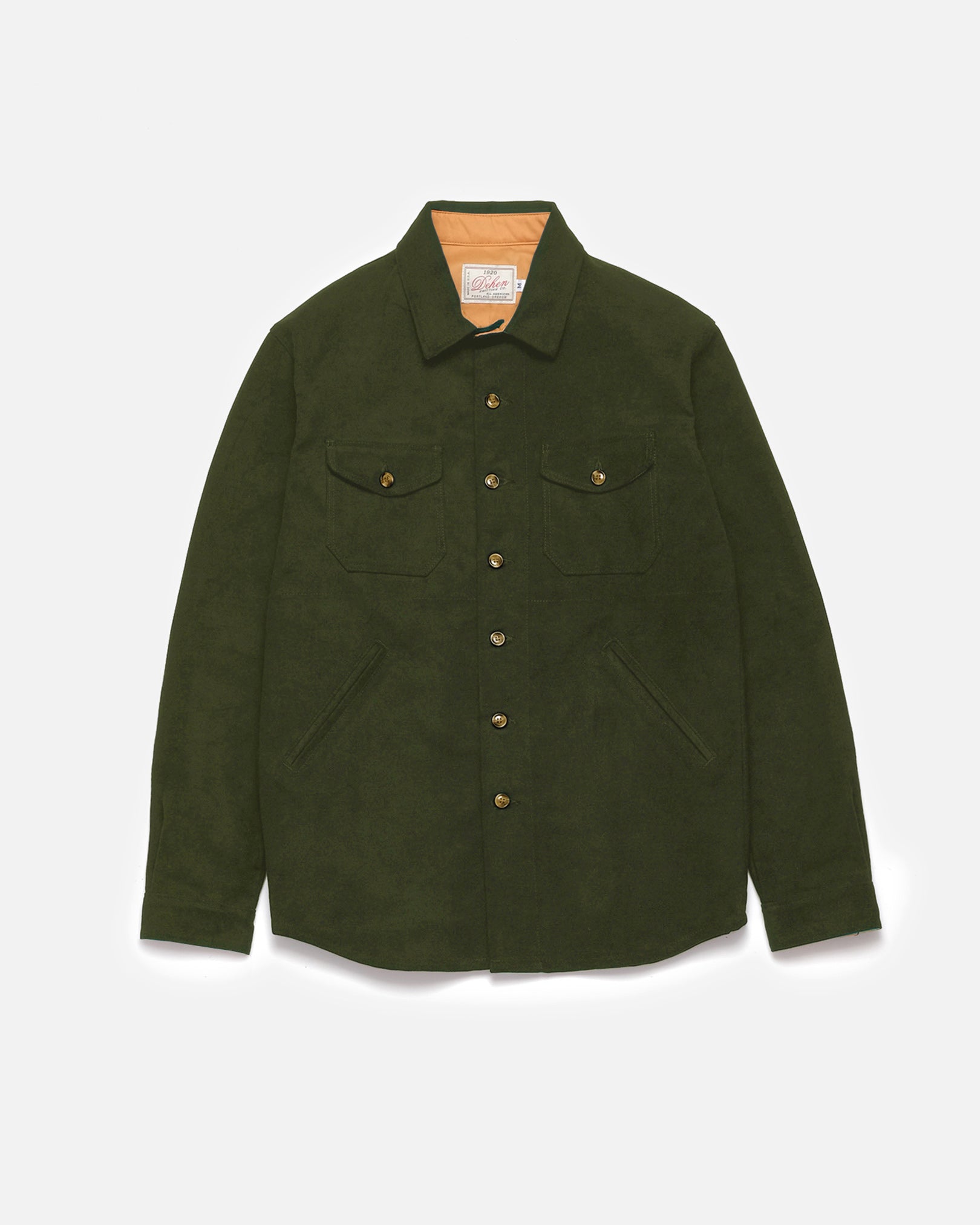 Crissman Overshirt - Loden Moleskin