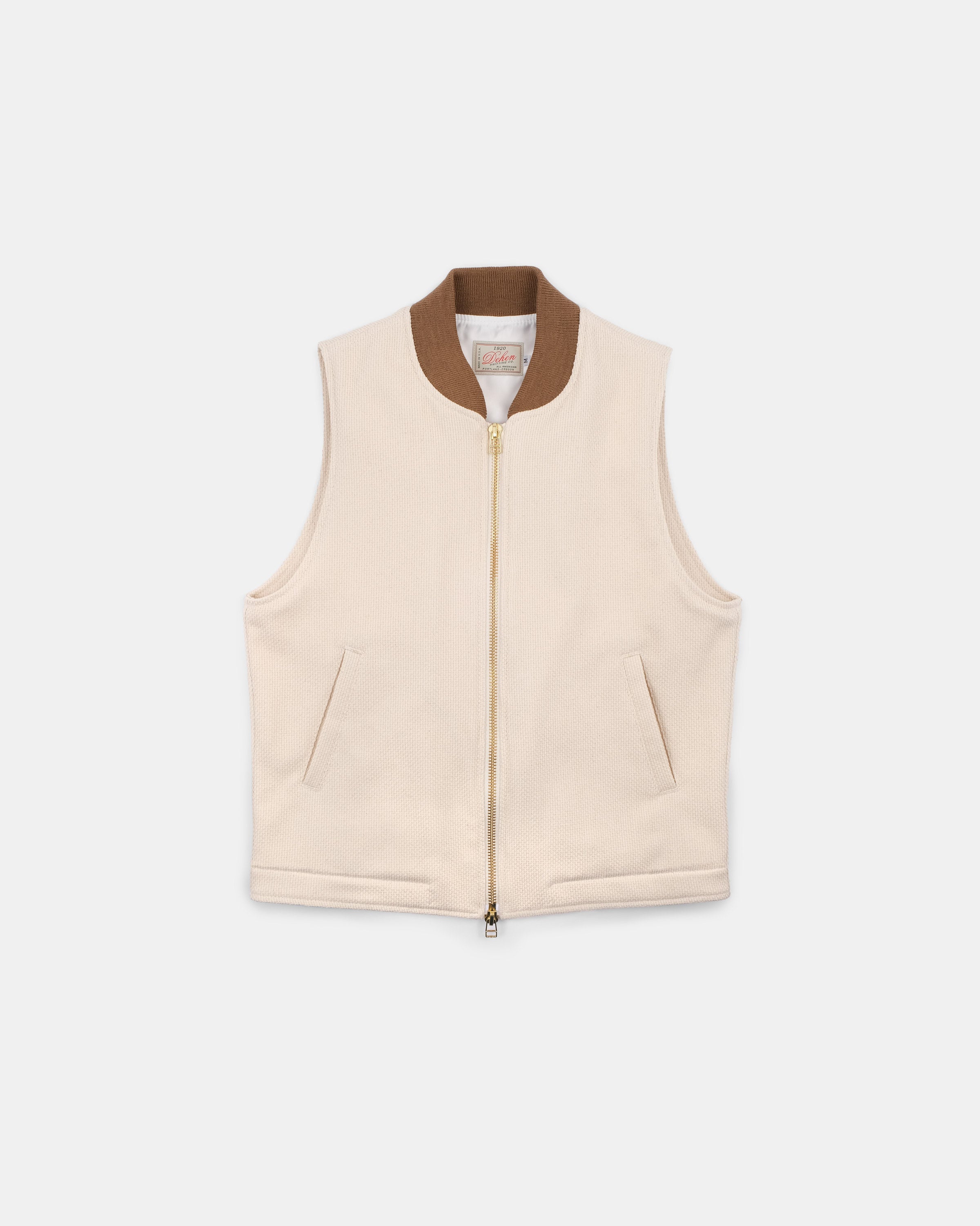 Flight Vest - Natural Sashi-Ori