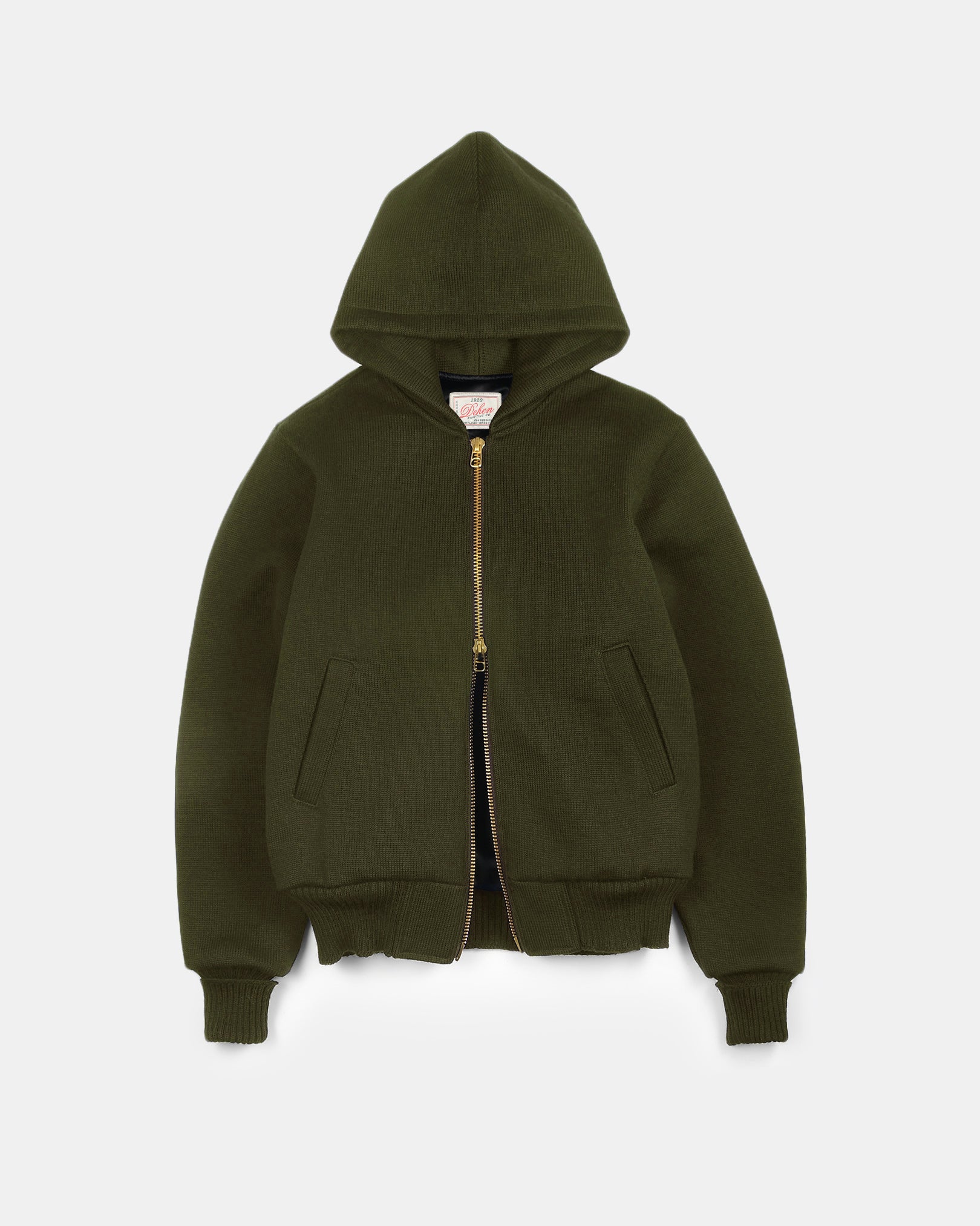 Full-Throttle Moto-Hoodie - Loden