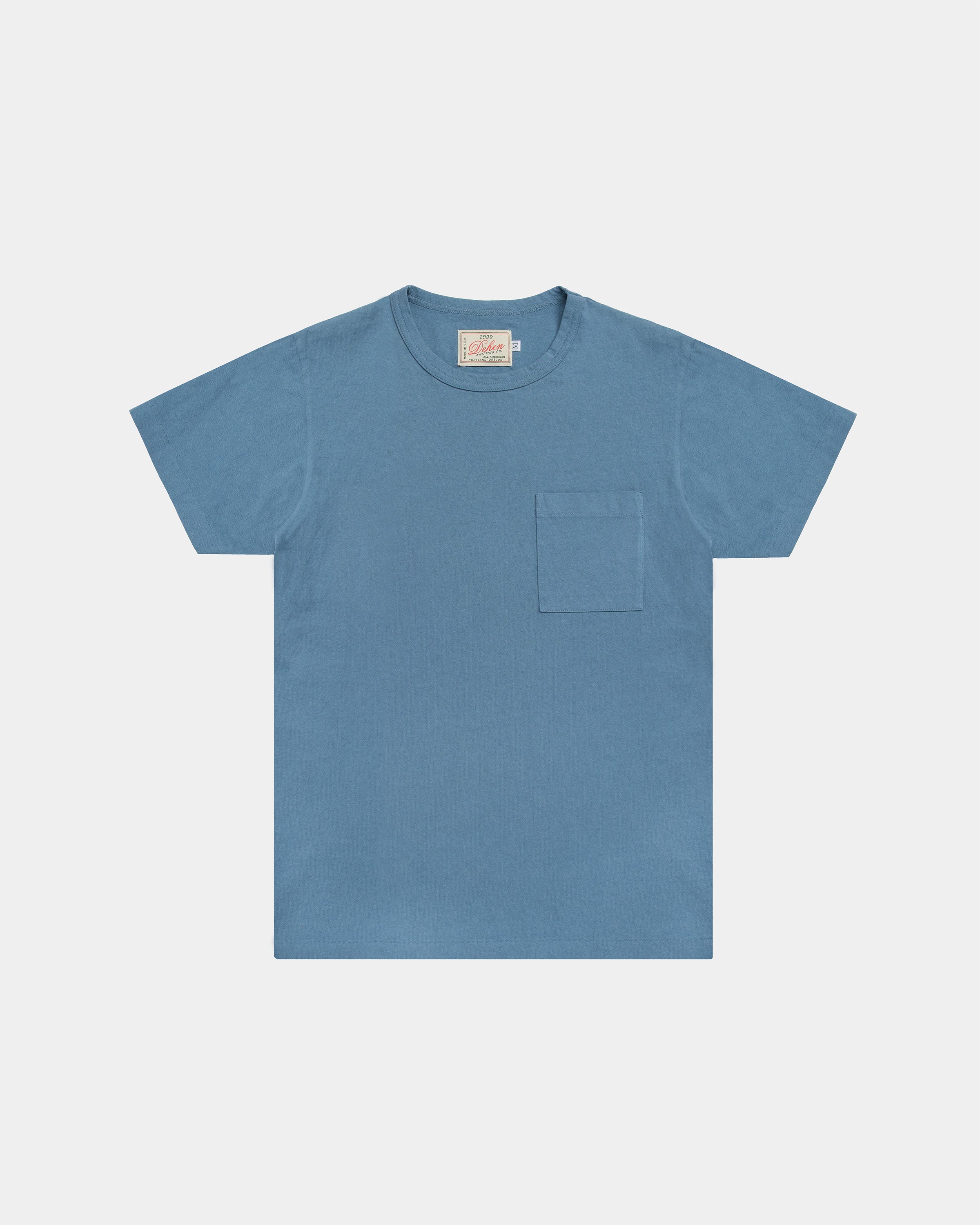 Heavy Duty Tee - Single Pocket - Faded Blue