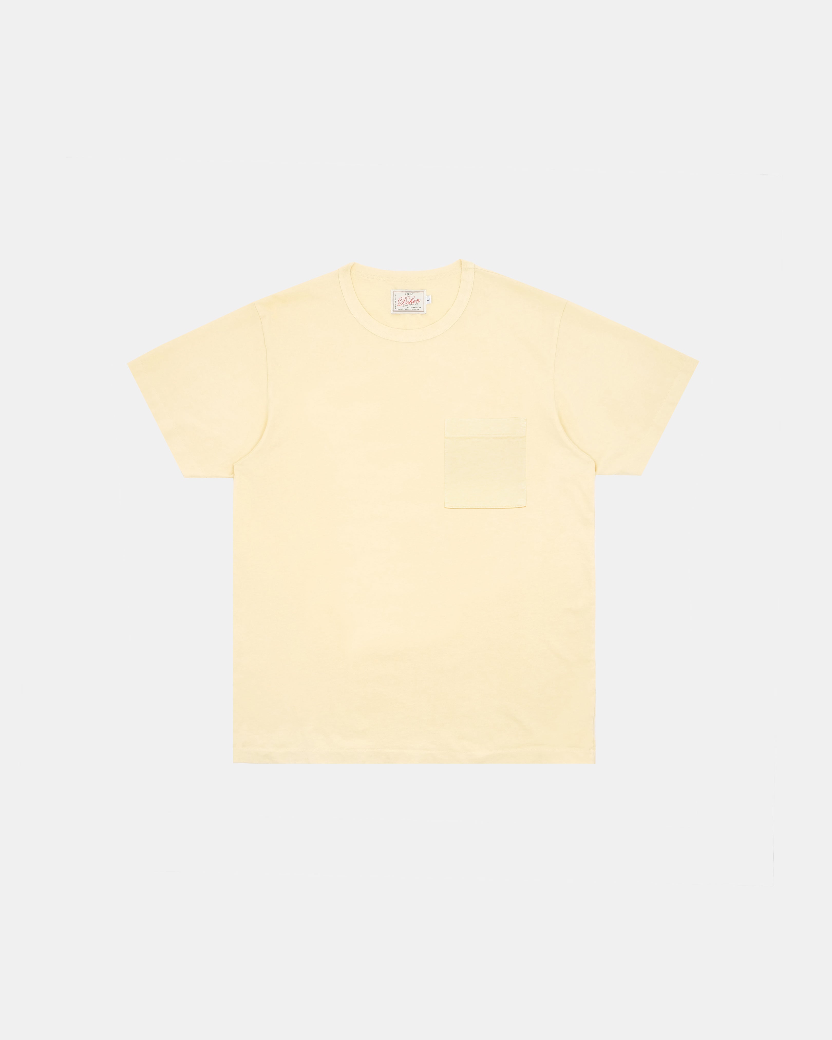 Heavy Duty Tee - Single Pocket - Lemon