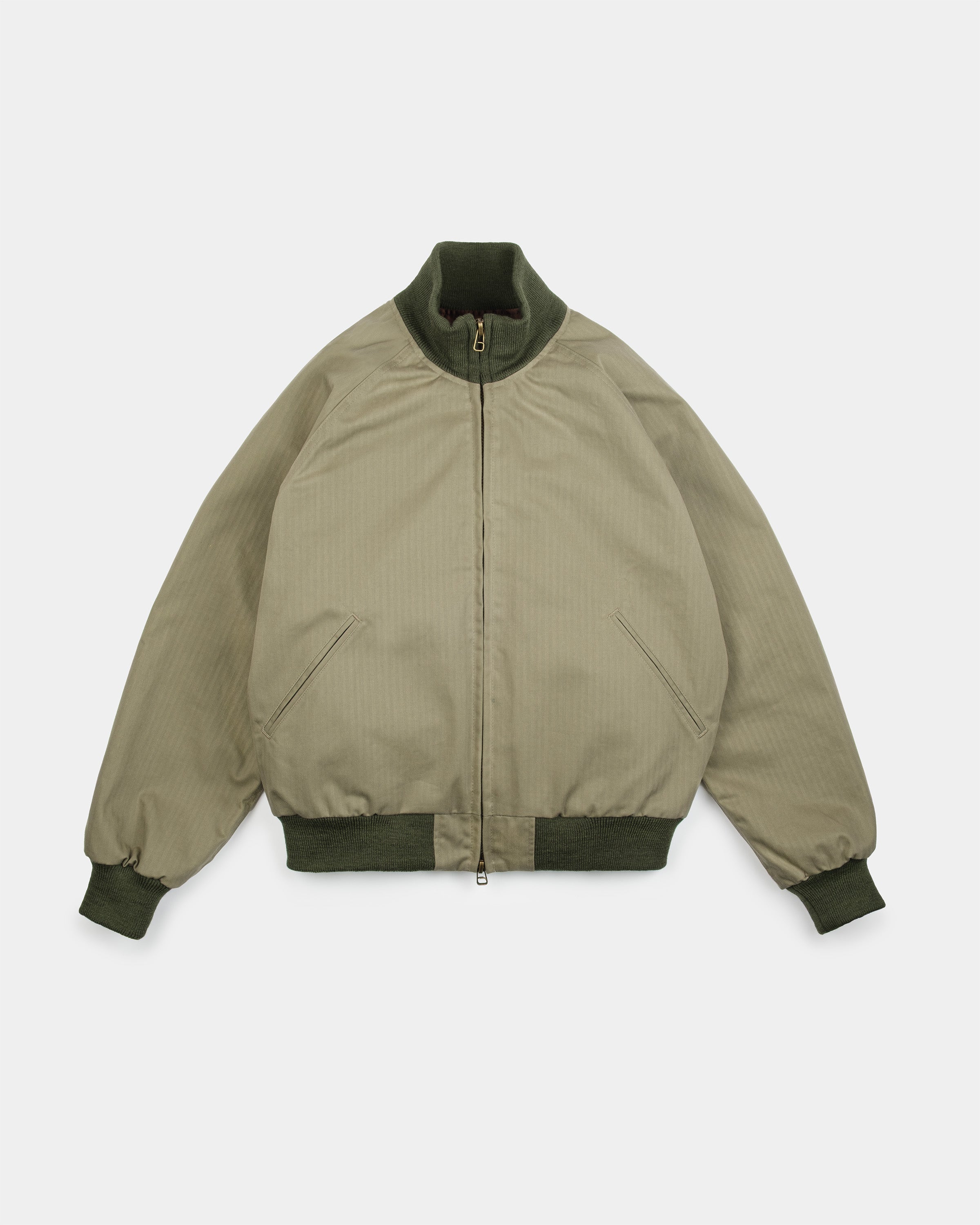 Pilot Jacket - Sage Dry Waxed Cotton