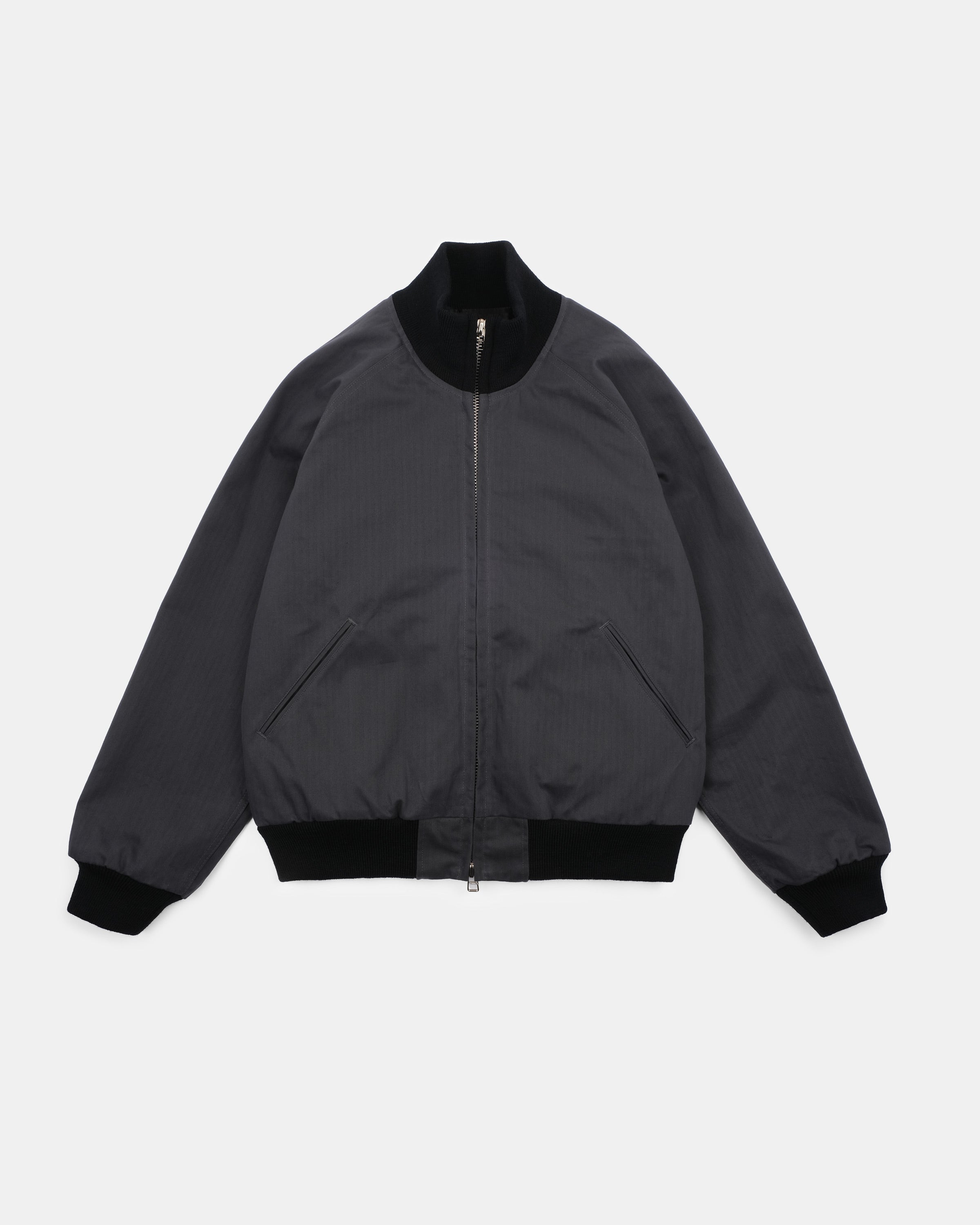 Pilot Jacket - Slate Dry Waxed Cotton