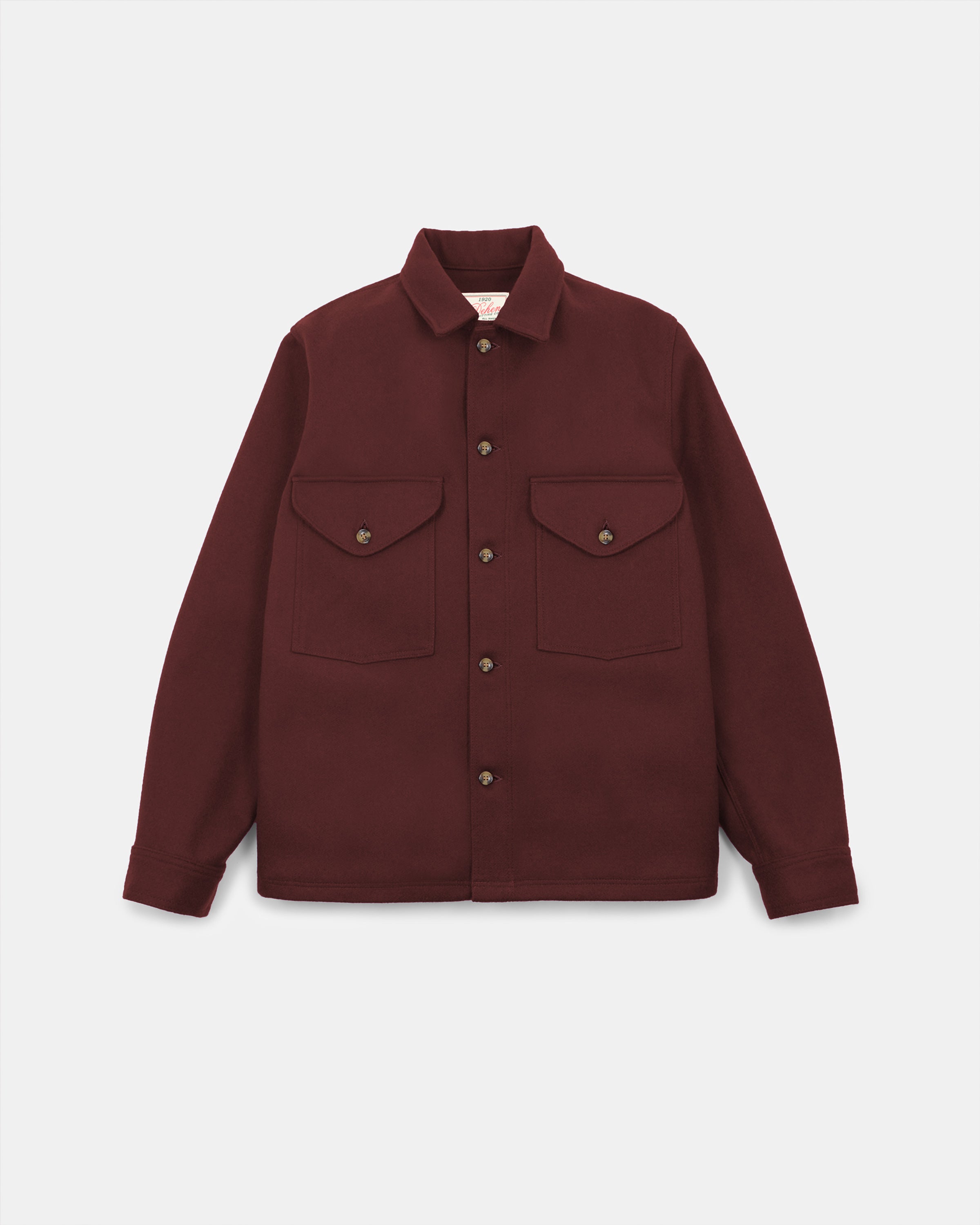 Skyline Overshirt - Dark Maroon