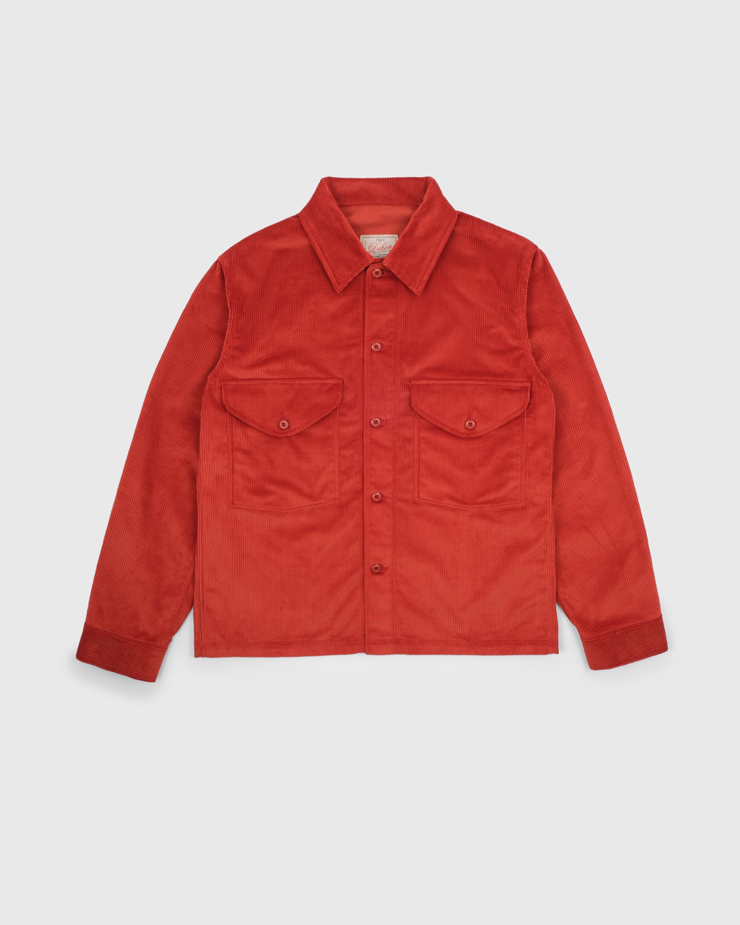 Skyline Overshirt - Rust Corduroy