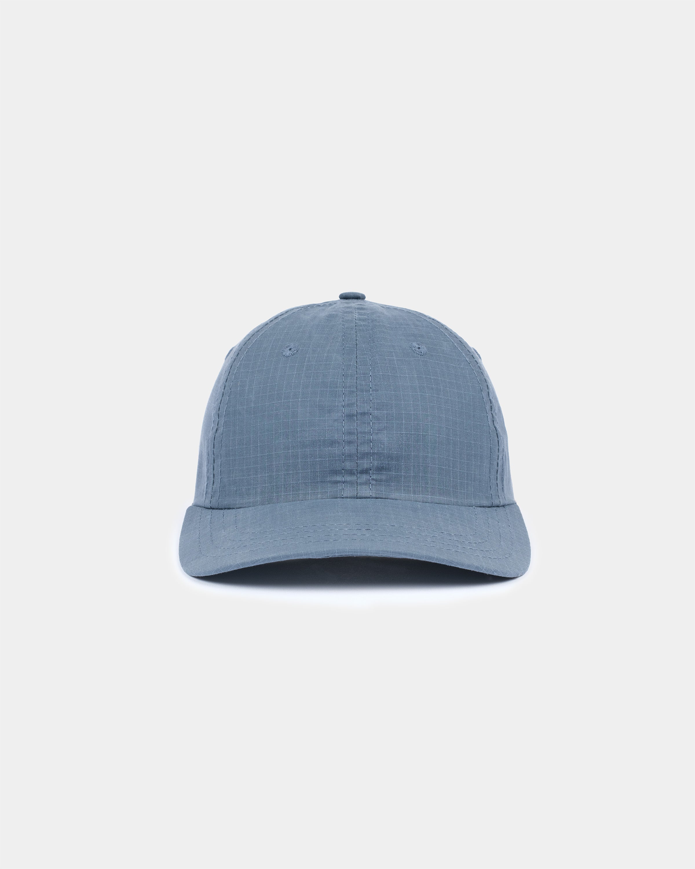 Waxed Baseball Hat - Faded Blue Dry Waxed Rip Stop