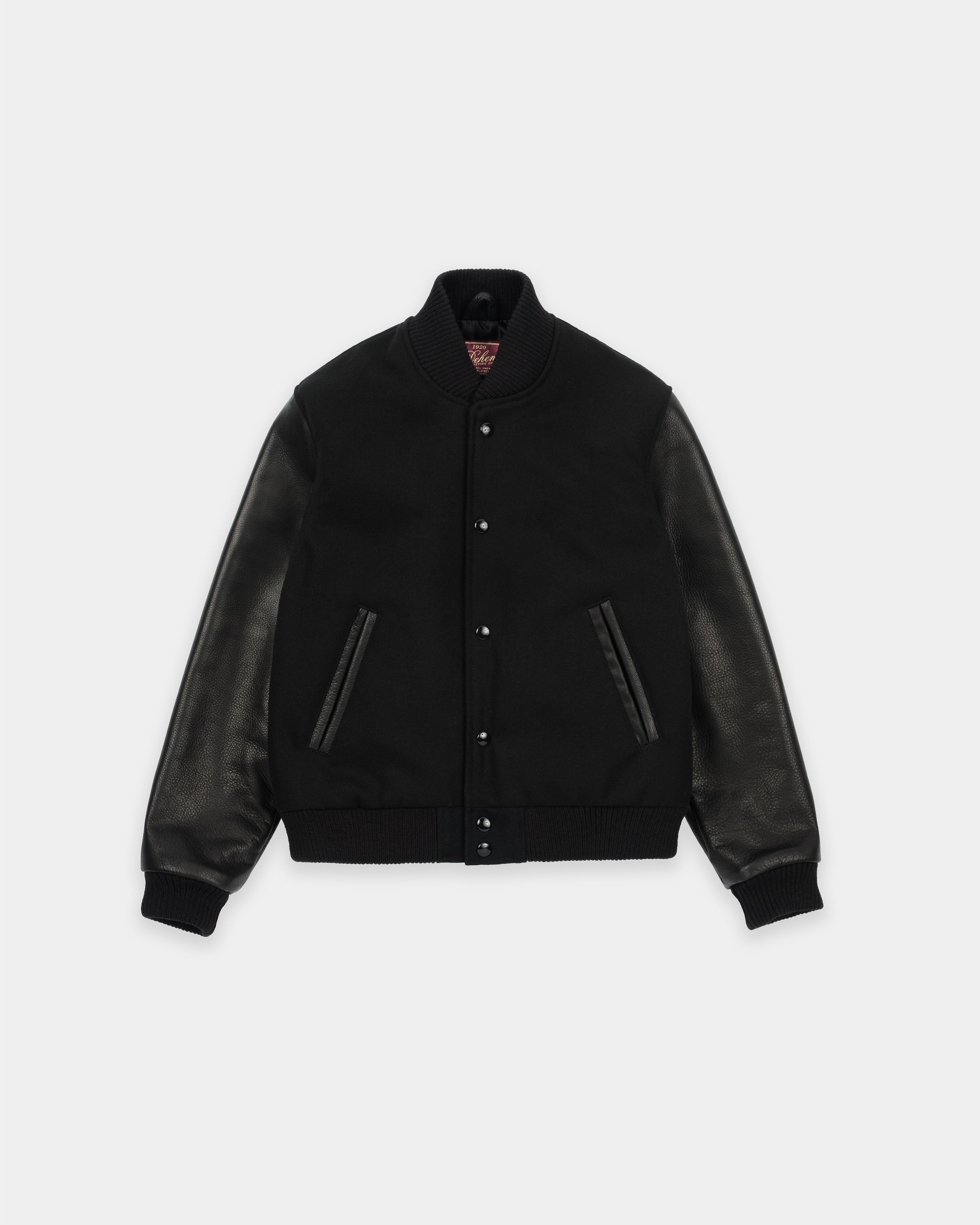 Women's Varsity Jacket - Black