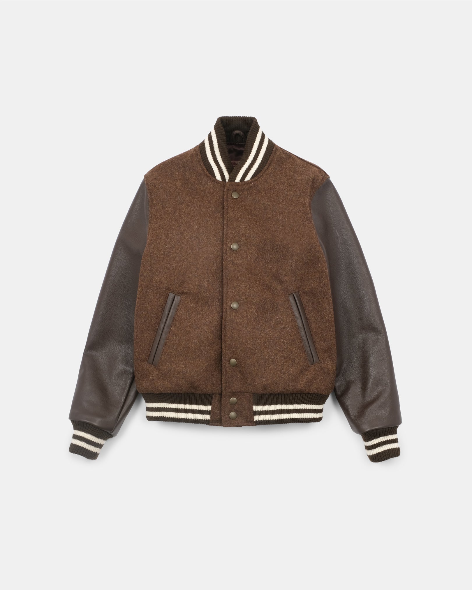 Women's Varsity Jacket - Medium Brown Mix