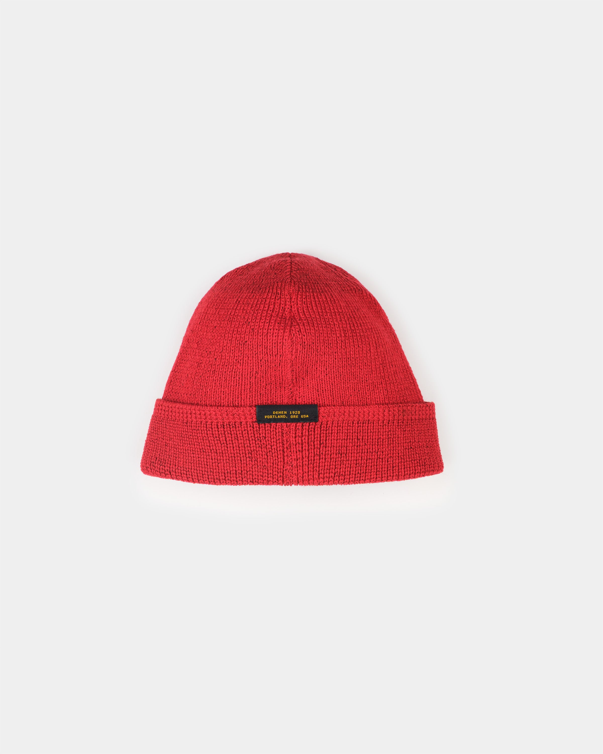 Wool Knit Watch Cap - Scarlet